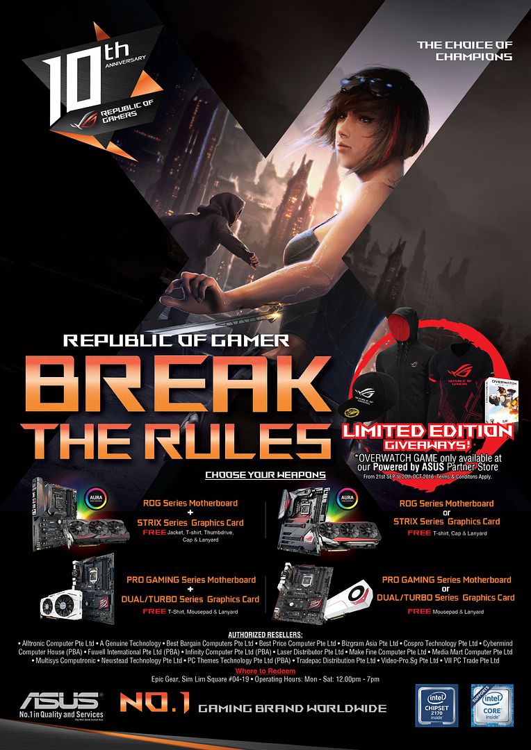 ASUS ROG 'X' Powered By ASUS Giveaway Promotion